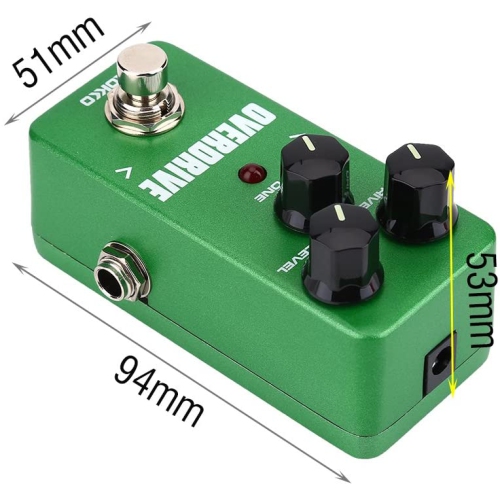 FOD3 Guitar Effect Pedal, Mini Overdrive Tube Sound Processor for Guitar Bass