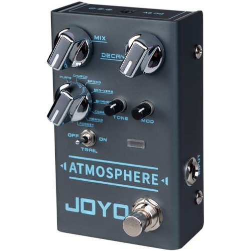 Image 1 of 9.. JOYO R-14 Atmospheres- Reverb Pedal Multi Pedal Effect for Electric Guitar Multi-mode Reverb Effect Pedal with 9
