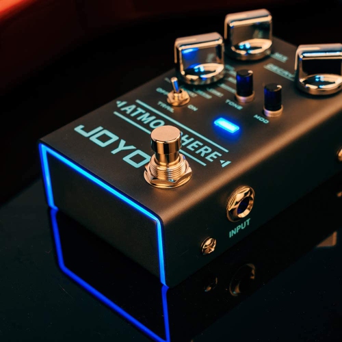 JOYO R-14 Atmospheres- Reverb Pedal Multi Pedal Effect for Electric Guitar Multi-mode Reverb Effect Pedal with 9