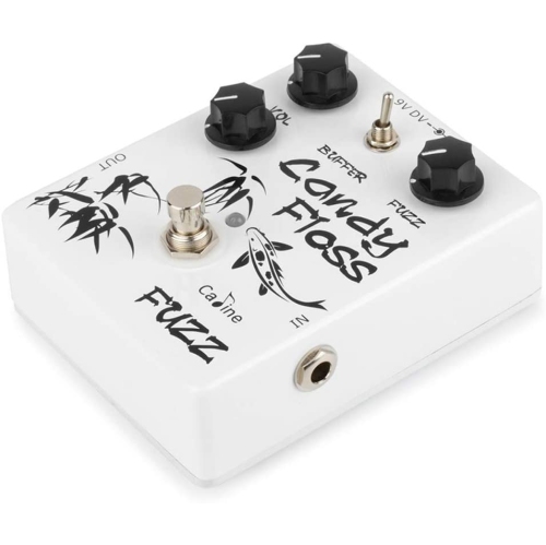 Dolamo Guitar Pedal Caline Fuzz Pedal Candy Floss Guitar Effects Metal True Bypass White CP-42