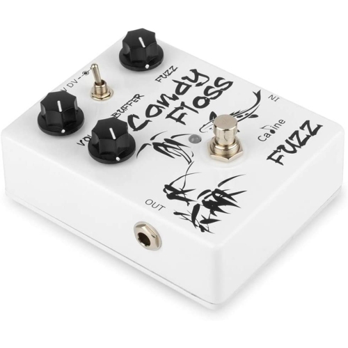 Dolamo Guitar Pedal Caline Fuzz Pedal Candy Floss Guitar Effects Metal True Bypass White CP-42