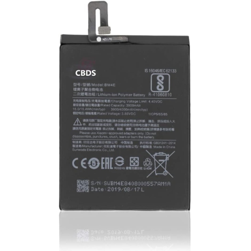 (CBDS) 3900mAh, 15.0 Wh Replacement Battery - Compatible with XIAOMI POCOPHONE F1 BM4E in Non-Retail Packaging.