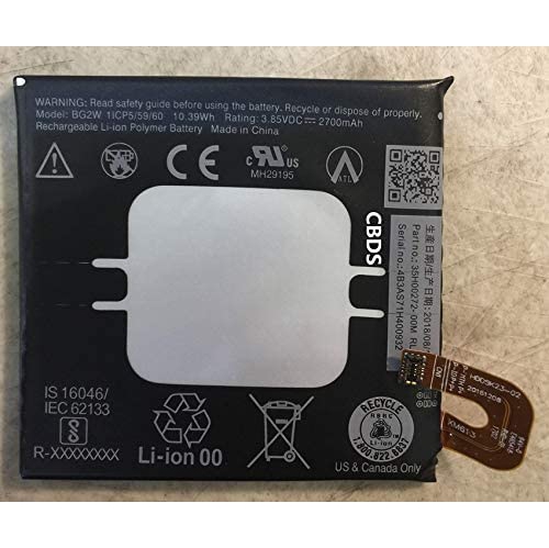 (CBDS) 2700mAh, 10.39 Wh Replacement Battery - Compatible with HTC Google Pixel 2 Pixel2 Pixel 2nd Gen Pixel 2 G011A