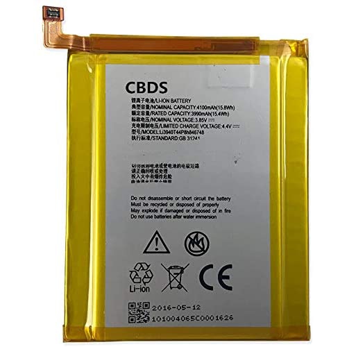CBDS  4100Mah, 15.8 Wh Replacement Battery - Compatible With Zte Max Xl N9560 Zte Blade Max 3 Z986 Li3940T44P8H846748