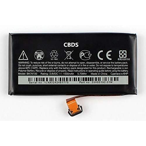 (CBDS) 1500mAh, 5.7 Wh Replacement Battery - Compatible with HTC ONE V BK76100 in Non-Retail Packaging.