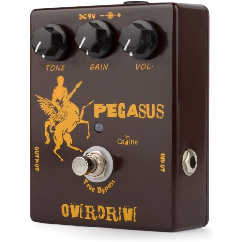 Dolamo Overdrive – pédale d’effets de guitare Pegasus – guitare Klon Centaur simulation métal True Bypass – brun CP-43