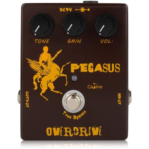Dolamo Overdrive Guitar Effects Pegasus Guitar Pedal Klon Centaur Simulation Metal True Bypass Brown CP-43