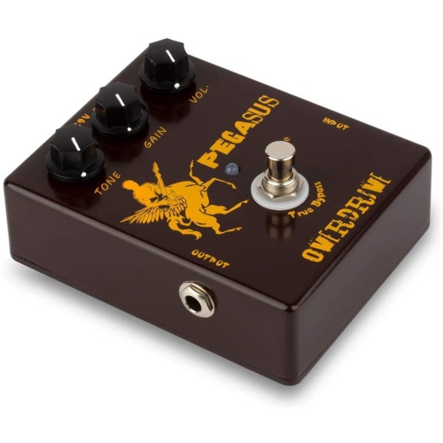 Dolamo Overdrive Guitar Effects Pegasus Guitar Pedal Klon Centaur Simulation Metal True Bypass Brown CP-43