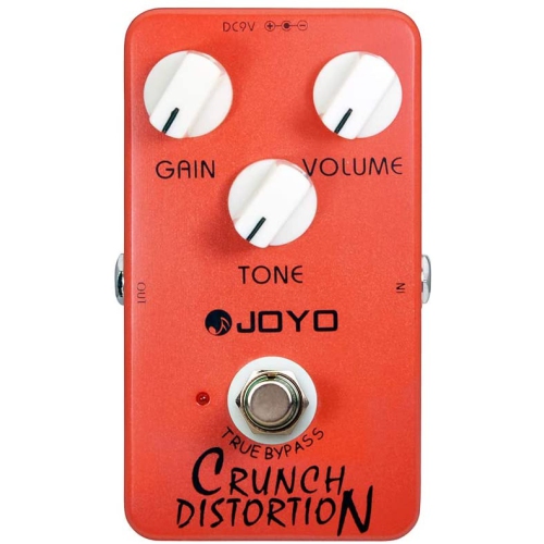 JOYO Crunch Distortion Pedal British Classic Rock Distortion for Electric Guitar Effect