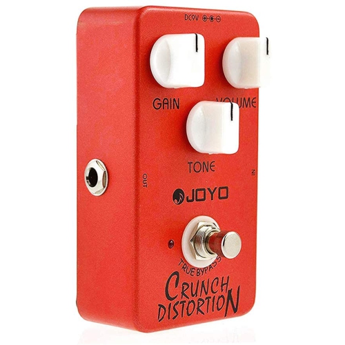 JOYO Crunch Distortion Pedal British Classic Rock Distortion for Electric Guitar Effect