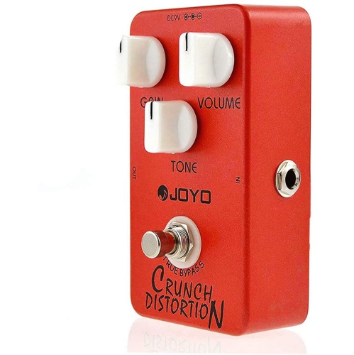 JOYO Crunch Distortion Pedal British Classic Rock Distortion for Electric Guitar Effect