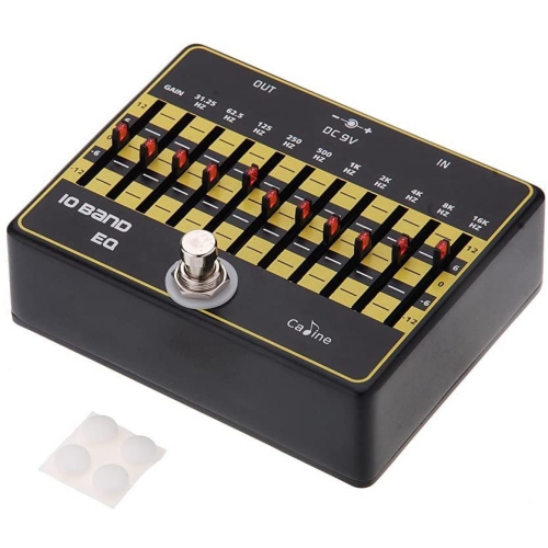 Caline 10 Band EQ Equalizer Guitar Effects Pedal True Byass Aluminium Alloy CP-24