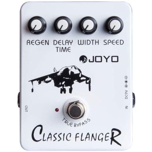 JOYO JF-07 Classic Flanger Pedal Effect Tremulous Vibratos & Chorus Guitar Pedal Effect for Electric Guitar Metallic