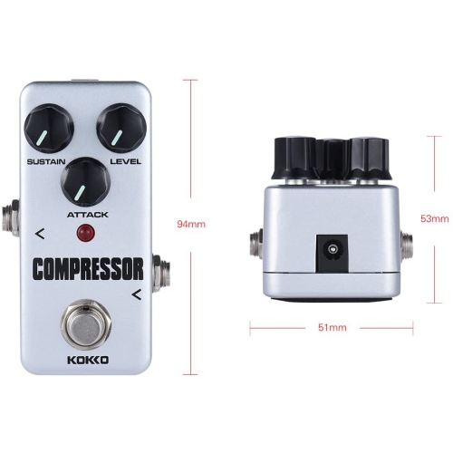 Andoer KOKKO FCP2 Mini Compressor Pedal Portable Guitar Effect Pedal