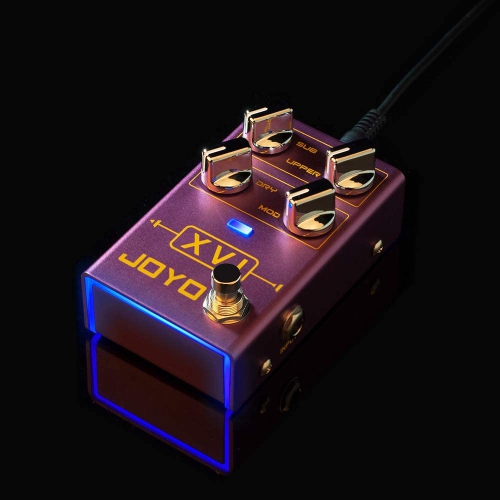 JOYO XVI Octave Effect Pedal with MOD Effects and Independent Octave Up/Down Adjusting knobs for Electric Guitar