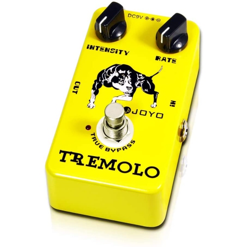 JOYO Tremolo Effect Pedal Using Photoelectric Tube Circuitry of Beloved Classic Tube Amplifiers for Electric Guitar
