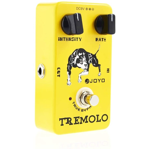 JOYO Tremolo Effect Pedal Using Photoelectric Tube Circuitry of Beloved Classic Tube Amplifiers for Electric Guitar