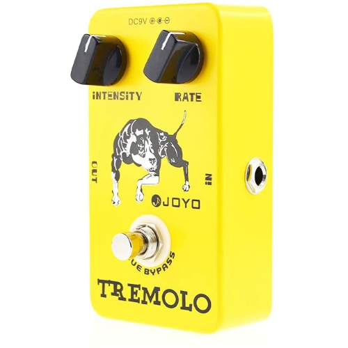 JOYO Tremolo Effect Pedal Using Photoelectric Tube Circuitry of Beloved Classic Tube Amplifiers for Electric Guitar