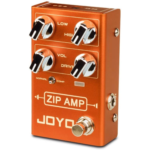 JOYO ZIP AMP Overdrive Pedal Strong Compression Overdrive Tone with Gain and COMP Switch for Rocker Electric Guitar
