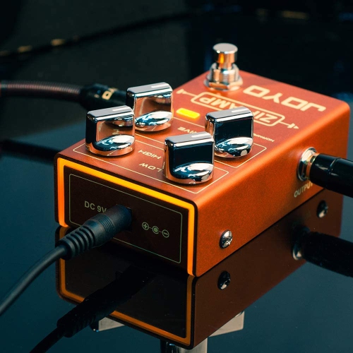 JOYO ZIP AMP Overdrive Pedal Strong Compression Overdrive Tone with Gain and COMP Switch for Rocker Electric Guitar