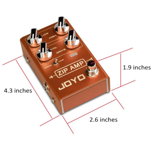 JOYO R-04 Zip Amp Compression Overdrive Tone Guitar Effect Pedal