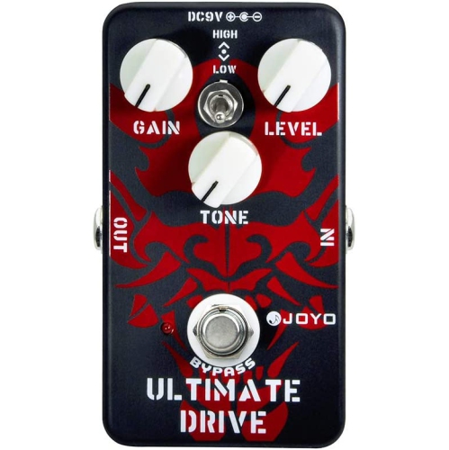 JOYO Ultimate Drive Overdrive Pedal and Rich Bordering-on-Distortion Overdrive for Electric Guitar Effect