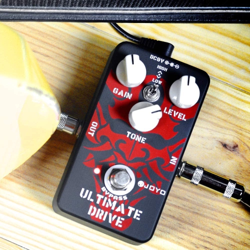 JOYO Ultimate Drive Overdrive Pedal and Rich Bordering-on-Distortion Overdrive for Electric Guitar Effect