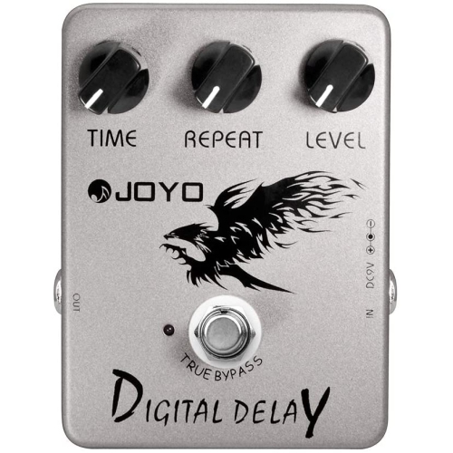JOYO Digital Delay Effect Pedal Closely Reproduce the Sounds of Analog Delay 25ms-600ms for Electric Guitar Effect