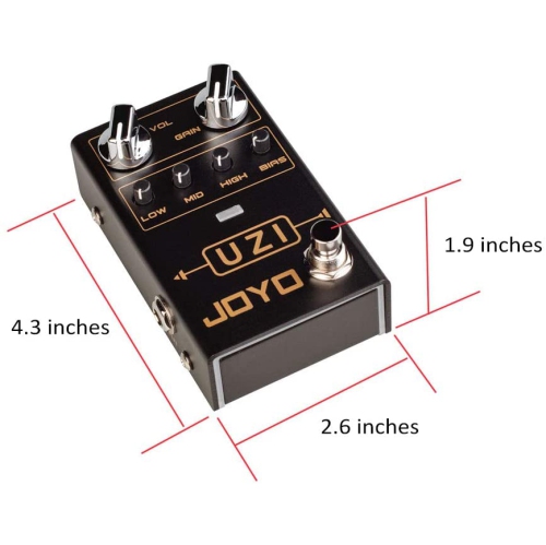 JOYO R-03 UZI Distortion Guitar Effect Pedal for Heavy Metal