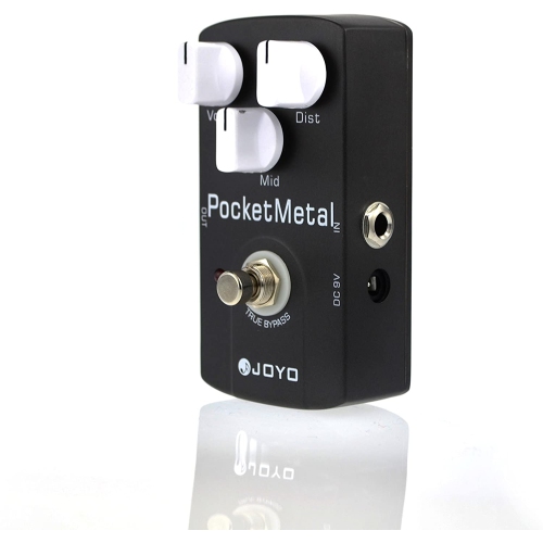 JOYO – pédale d’effet de distorsion de guitare électrique JF-35, prise en métal, prise en métal, tonalité moyenne, contournement, instrument de