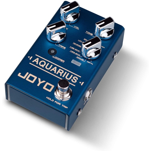 JOYO R-07 AQUARIUS Delay + LOOPER Multi Guitar Effect Pedal, Multieffects Pedal, with 8 Digital Delay Effects