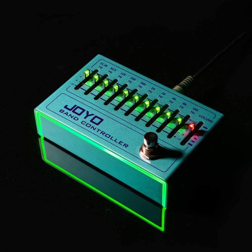 JOYO 10 Band Controller Equalizer EQ Pedal 31.25Hz-16kHz for Electric Guitar Including 4-string/ 5-string Bass