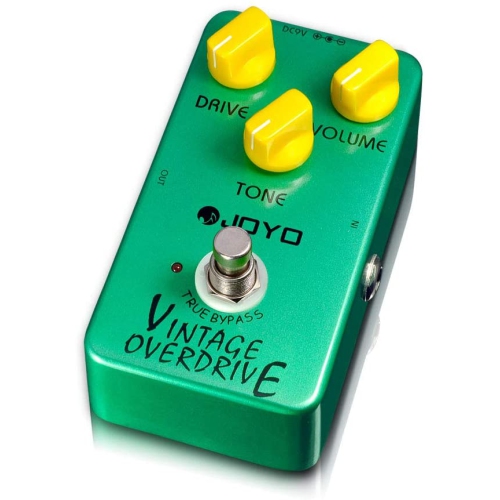 JOYO JF-01 Overdrive Effects Pedal, Vintage Overdrive Classic Tube Screamer Pedal for Electric Guitar Effect, True