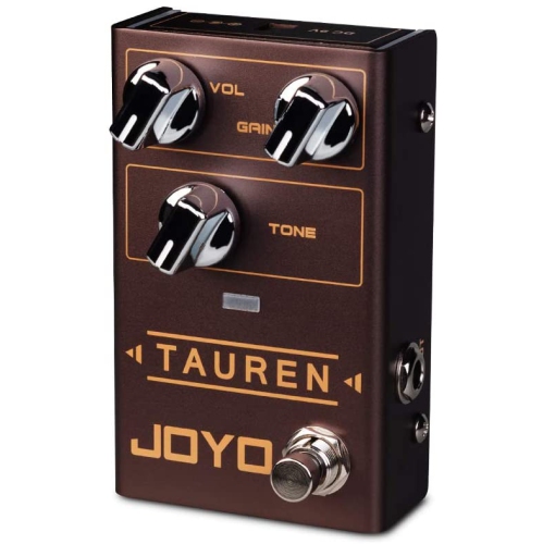 JOYO Tauren Wide Range High Gain Overdrive Pedal from Clean Boost to Distortion for Electric Guitar Effect