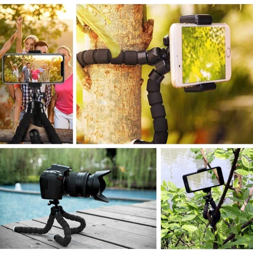 Home-Neat Premium Phone Tripod, Flexible Tripod with Wireless Remote Shutter, Compatible with iPhone/Android Samsung,