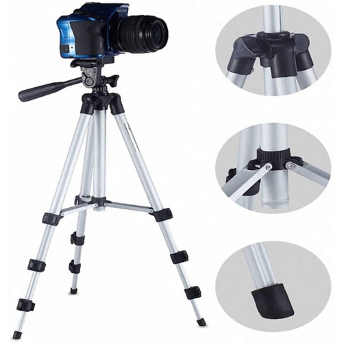 Trépied trépied support téléphone cellulaire 40 po vidéo aluminium léger portatif avec support pour téléphone cellulaire voyage