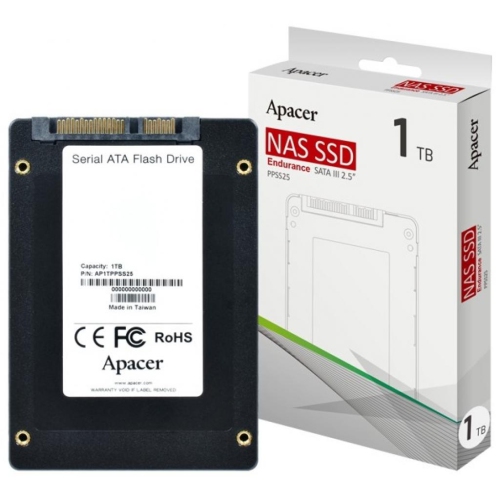 Apacer PPSS25 NAS 2.5" 1TB Serial ATA III 3D TLC SSD