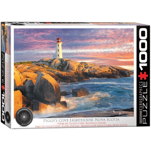 EUROGRAPHICS  1000 Piece Puzzle (Peggy's Cove Lighthouse, Nova Scotia)