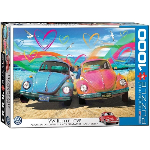 EUROGRAPHICS  1000 Piece Puzzle (Vw Beetle Love)