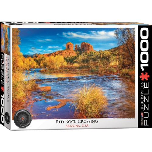 EUROGRAPHICS  - Rock Crossing Az, 1000 PC Puzzle In Red