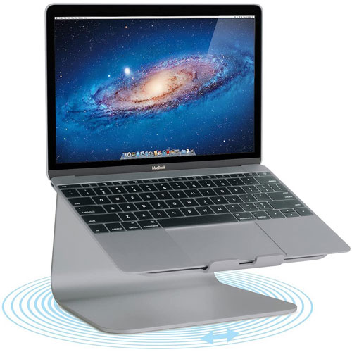 Rain Design mStand360 Swivel Laptop Stand for MacBook - Space Grey