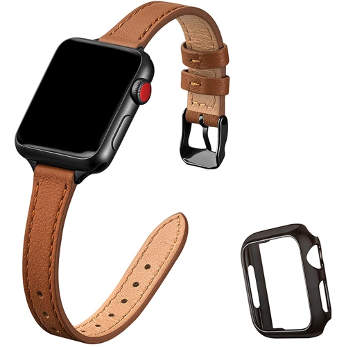 thin leather apple watch band