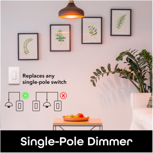 Gradateur intelligent Wi-Fi TAP + DIM de Geeni - blanc