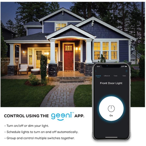 Gradateur intelligent Wi-Fi TAP + DIM de Geeni - blanc