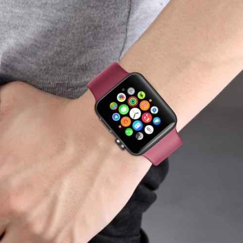 Paquet de 3 bracelets DE PETITE taille compatibles avec le bracelet d'Apple Watch de 38&nbsp;mm 40&nbsp;mm; Bracelet de remplacement en silicone