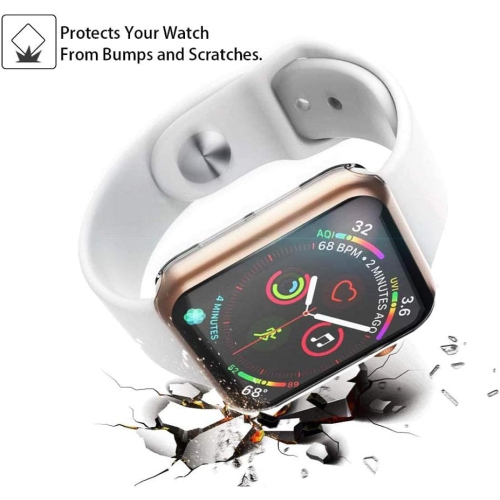 Protecteur d'écran tactile antichoc ONE de Navor pour Apple Watch des séries 6/5/4/SE 40&nbsp;mm souple et transparent