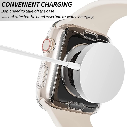 Protecteur d'écran tactile antichoc ONE de Navor pour Apple Watch des séries 6/5/4/SE 40&nbsp;mm souple et transparent