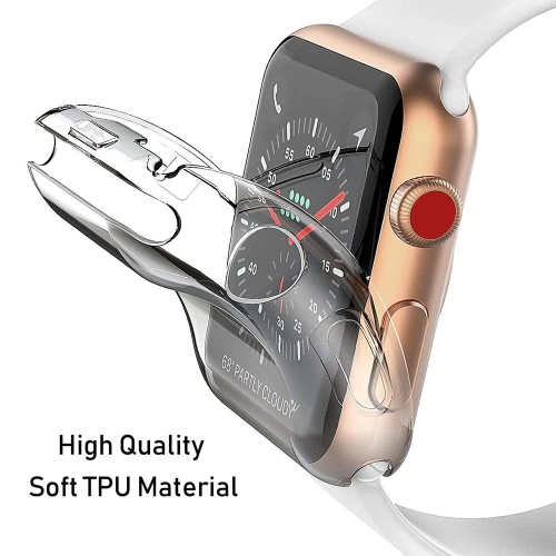 Protecteur d'écran tactile antichoc ONE de Navor pour Apple Watch des séries 6/5/4/SE 40&nbsp;mm souple et transparent