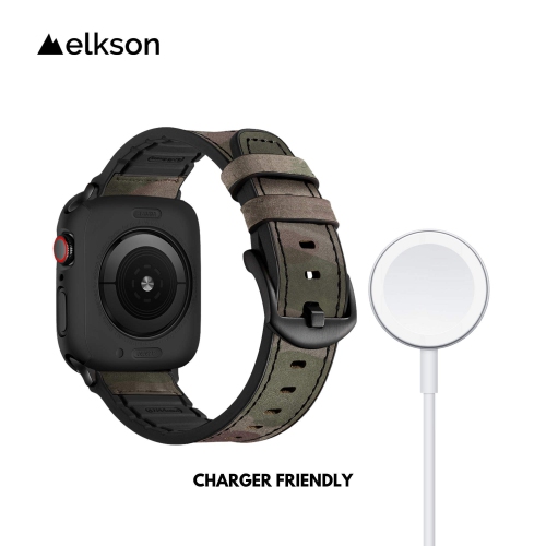 Compatible avec Elkson et étui pour Apple Watch de 44 mm série 6 se 5 4 iwatch Quattro Series Protection