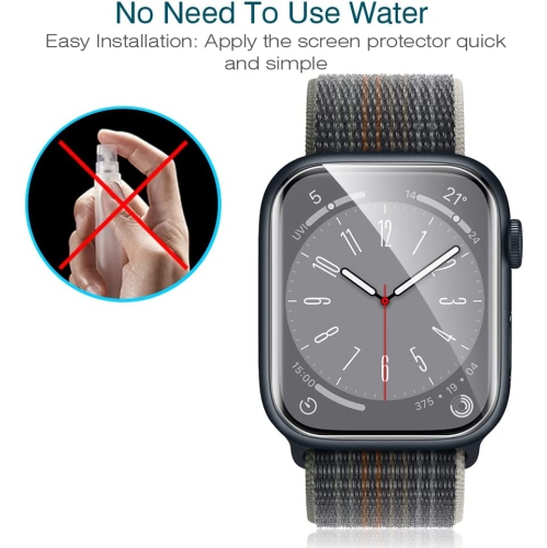 Paquet de 6 protecteurs d’écran de LK pour Apple Watch de 40 mm Series 4/5/6/se, Max Coverage sans bulles et iWatch de 40 mm